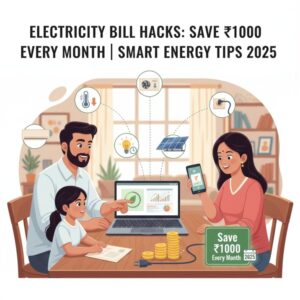 Electricity Bill Hacks Save ₹1000 Every Month