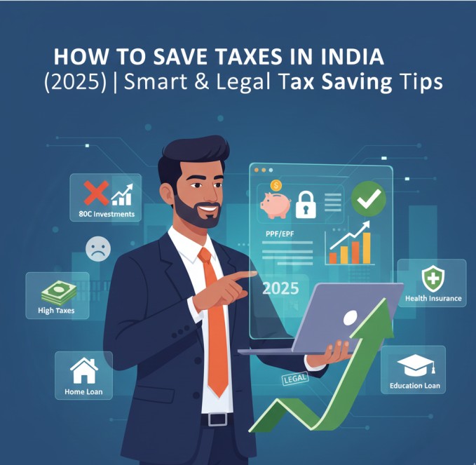 How to Save Taxes in India (2025) Smart & Legal Tax Saving Tips