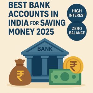 Best Bank Accounts in India for Saving Money 2025 – High Interest & Zero Balance