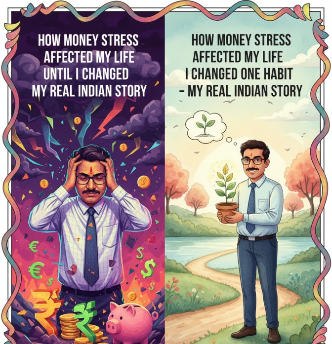 How Money Stress Affected My Life Until I Changed One Habit – My Real Indian Story