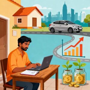 My personal journey from poverty to clarity—how tracking expenses changed my life, helped me save consistently, build a house in Chennai, buy a Hyundai i20, and create financial stability.