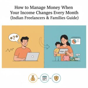 How to Manage Money When Your Income Changes Every Month (Indian Freelancers & Families Guide)