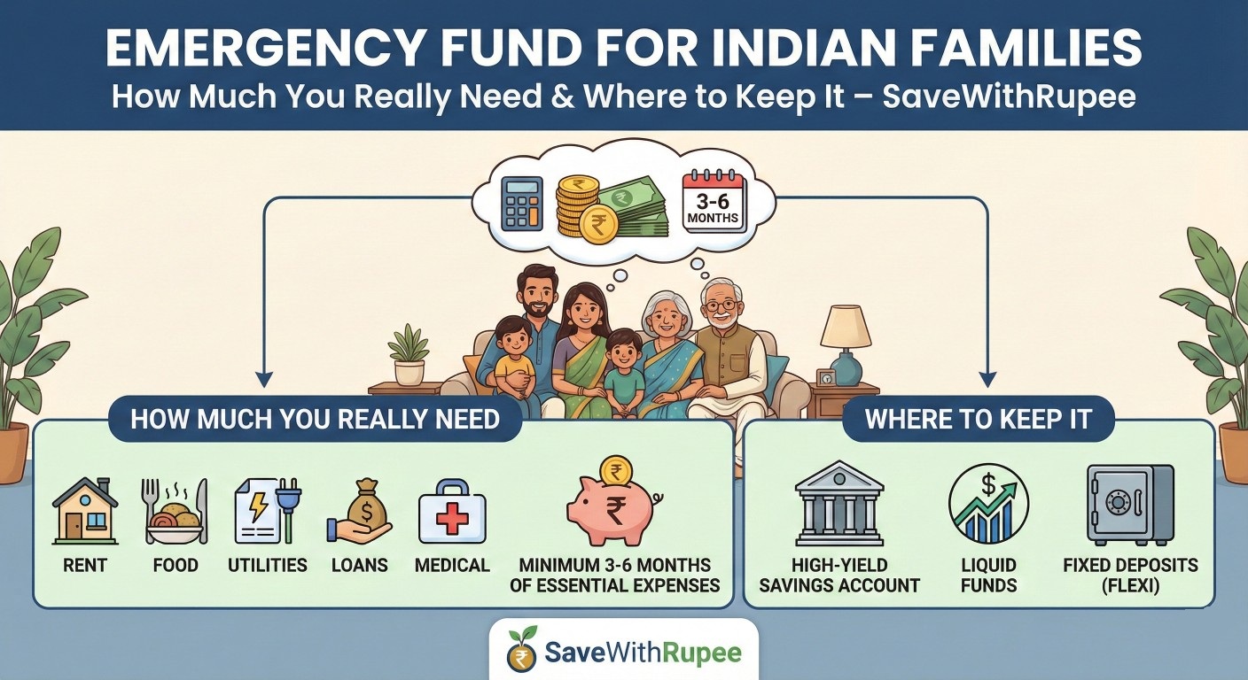 emergency fund- save with rupee