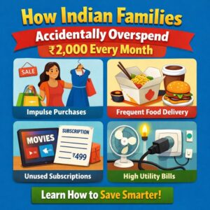 How Indian Families Accidentally Overspend ₹2,000 Every Month